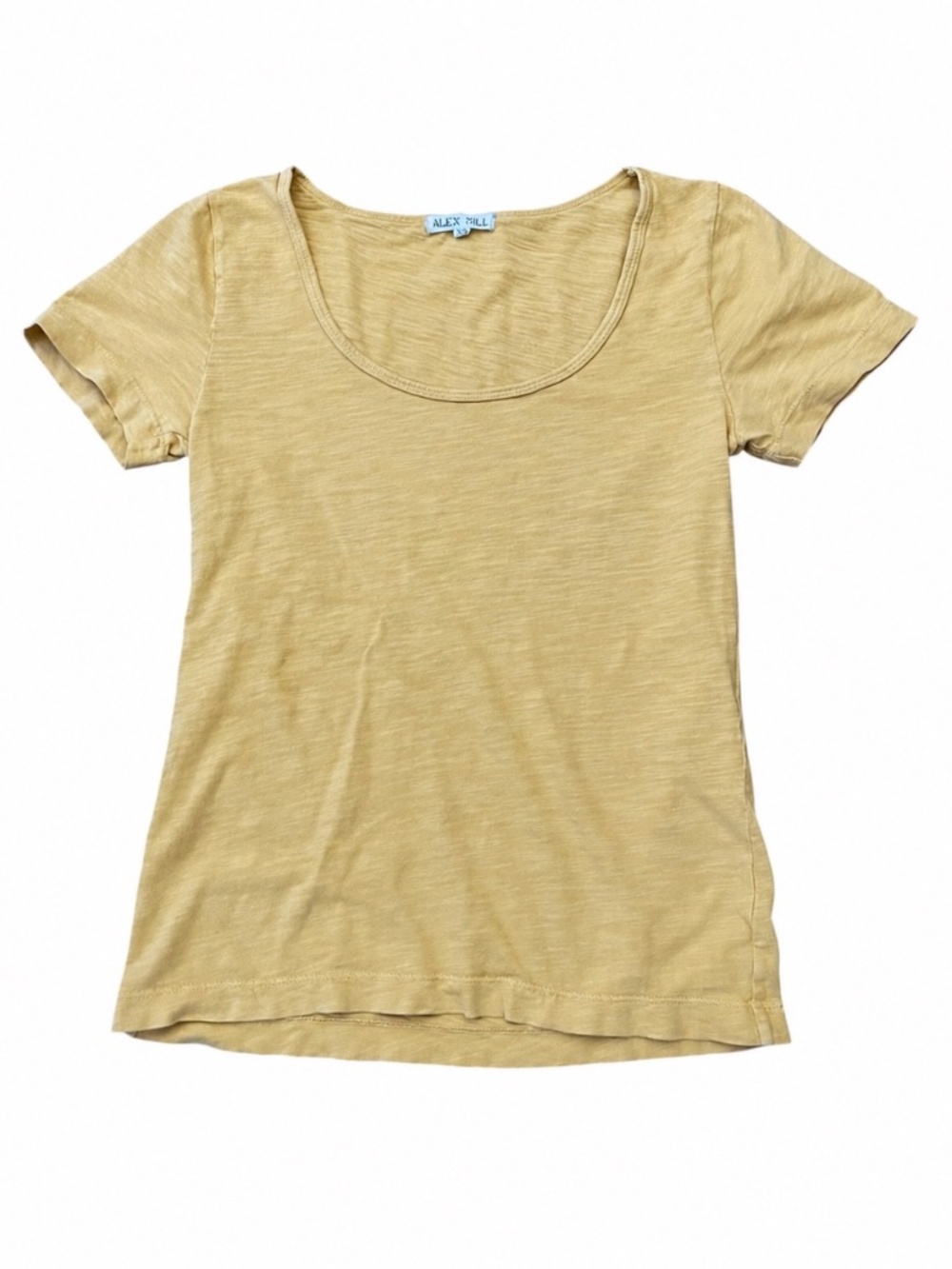 Alex Mill Slub Knit Scoop Neck Tee